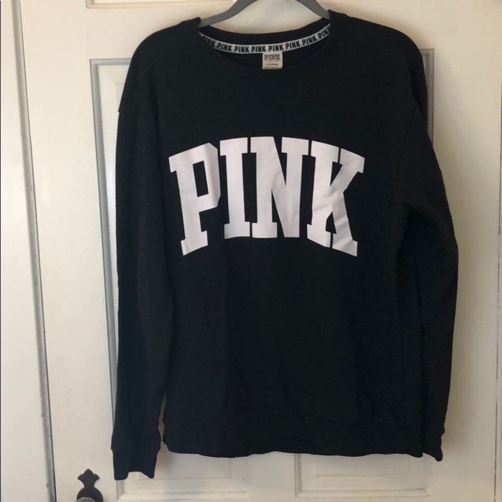 PINK Victoria Secret Crewneck Gray